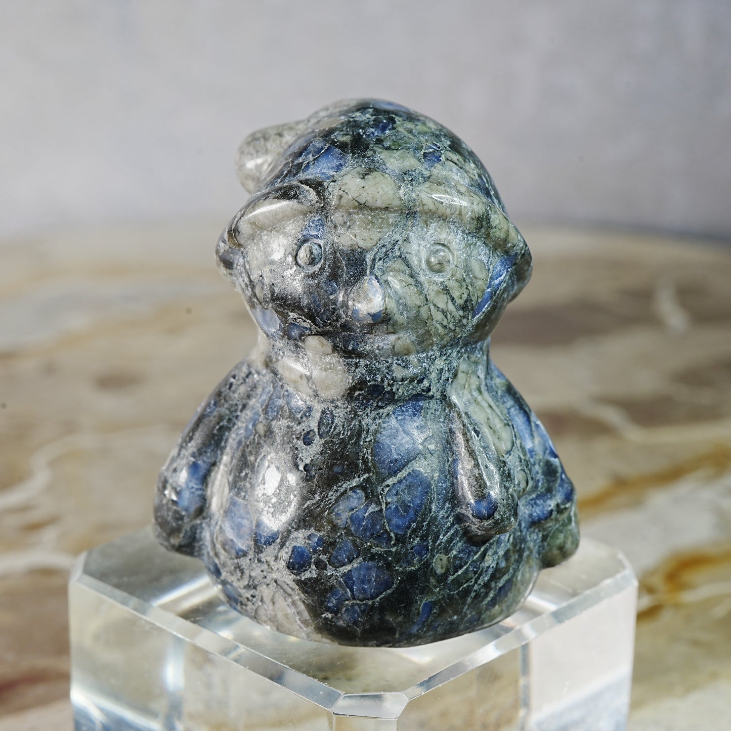 Pudding Stone Snowman - Carving