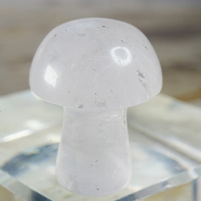 Quartz Mushroom - Carving