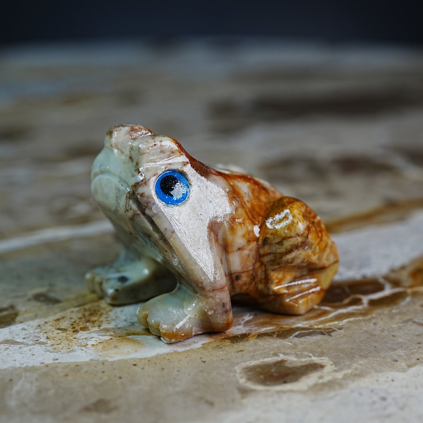 Soapstone Frog - Carving