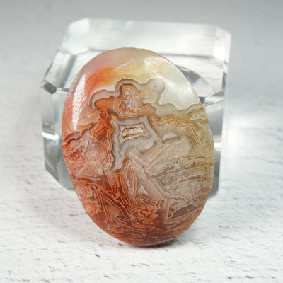 Crazy Lace Agate • Cabochon