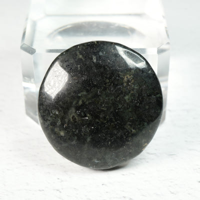 Black Wyoming Jade - Cabochon