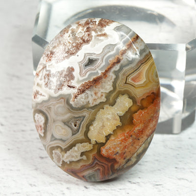 Crazy Lace Agate • Cabochon