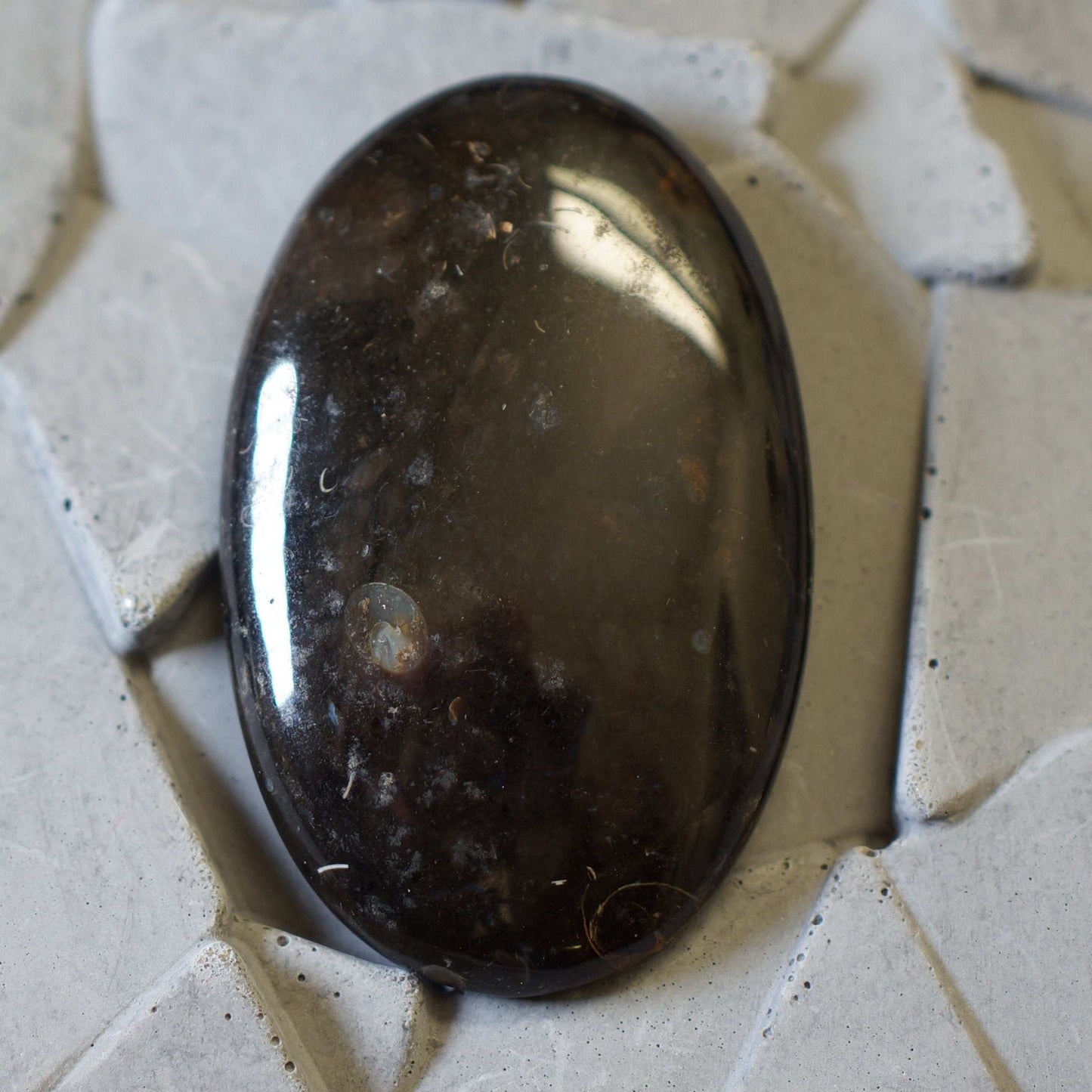 Black Tourmaline - Cabochon