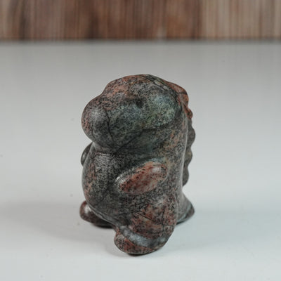 Dendritic Jasper Chubby Dinosaur - Carving