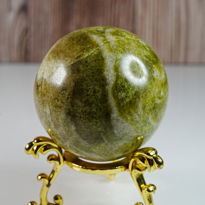 Green Tsavorite Garnet - Sphere