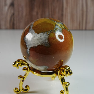 Conglomerate Jasper (AKA Pebble Jasper) - Sphere