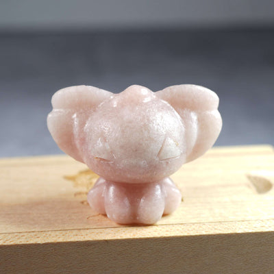 Pink Thulite Stitch - Carving