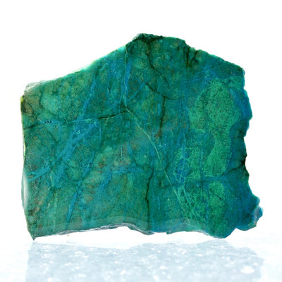 Gem Silica & Chrysocolla - Coated Slab