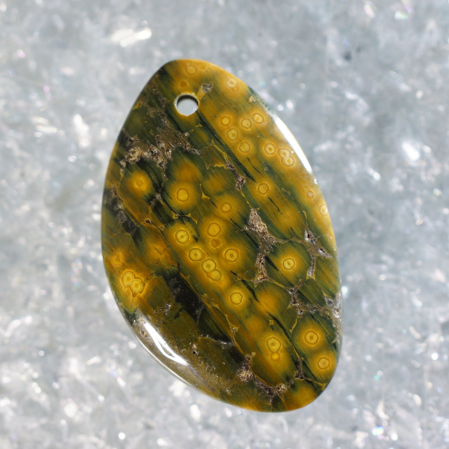 Ocean Jasper - Drilled Cabochon