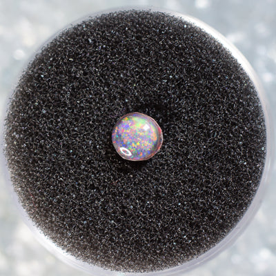 Galaxy Fire Opal from Idaho Triplet for Wire Wrapping Gemstone Cabochon