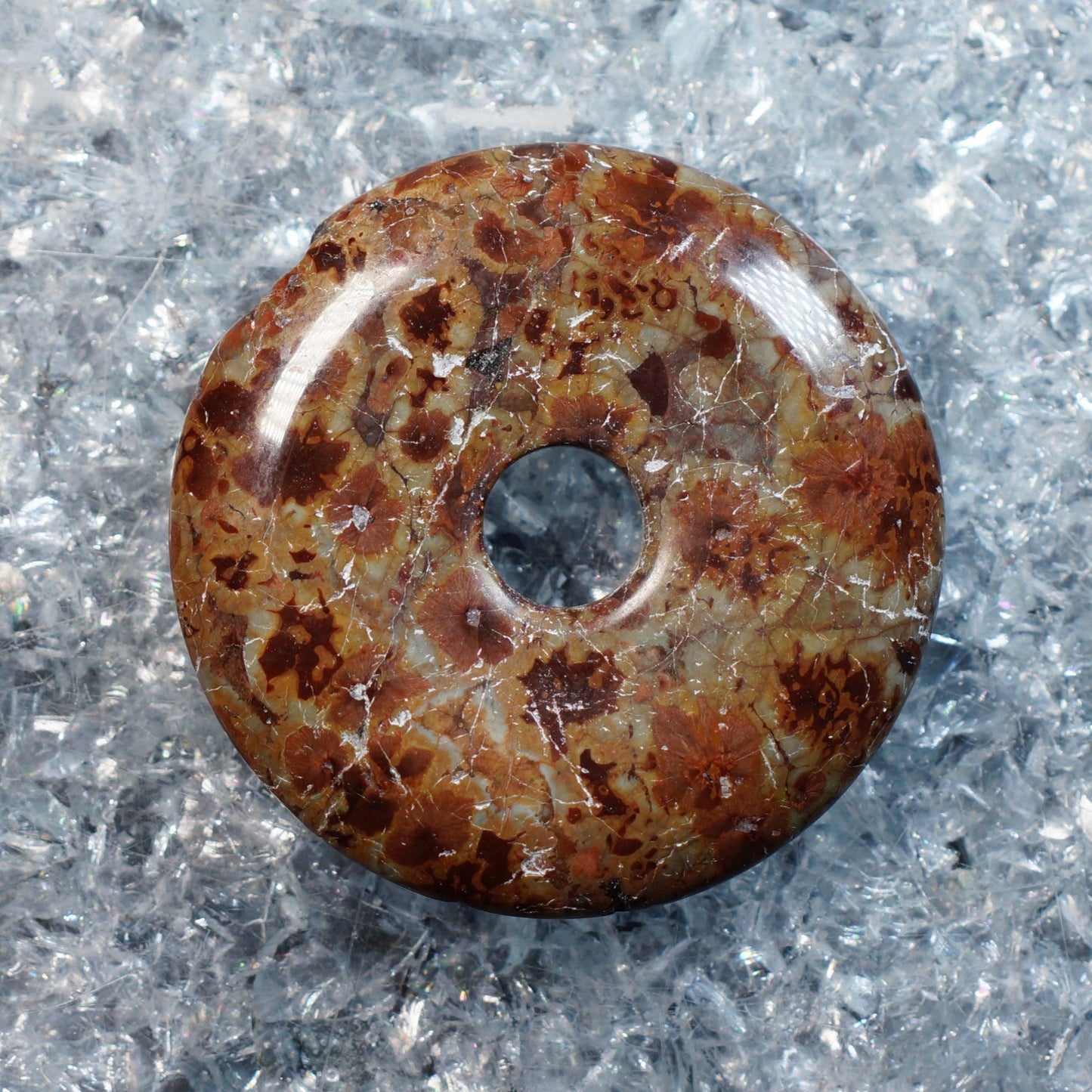 Astroid Jasper Donut Pie Stone