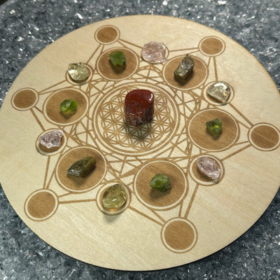 Breaking The Social Media Habbit - 6” Crystal Grid