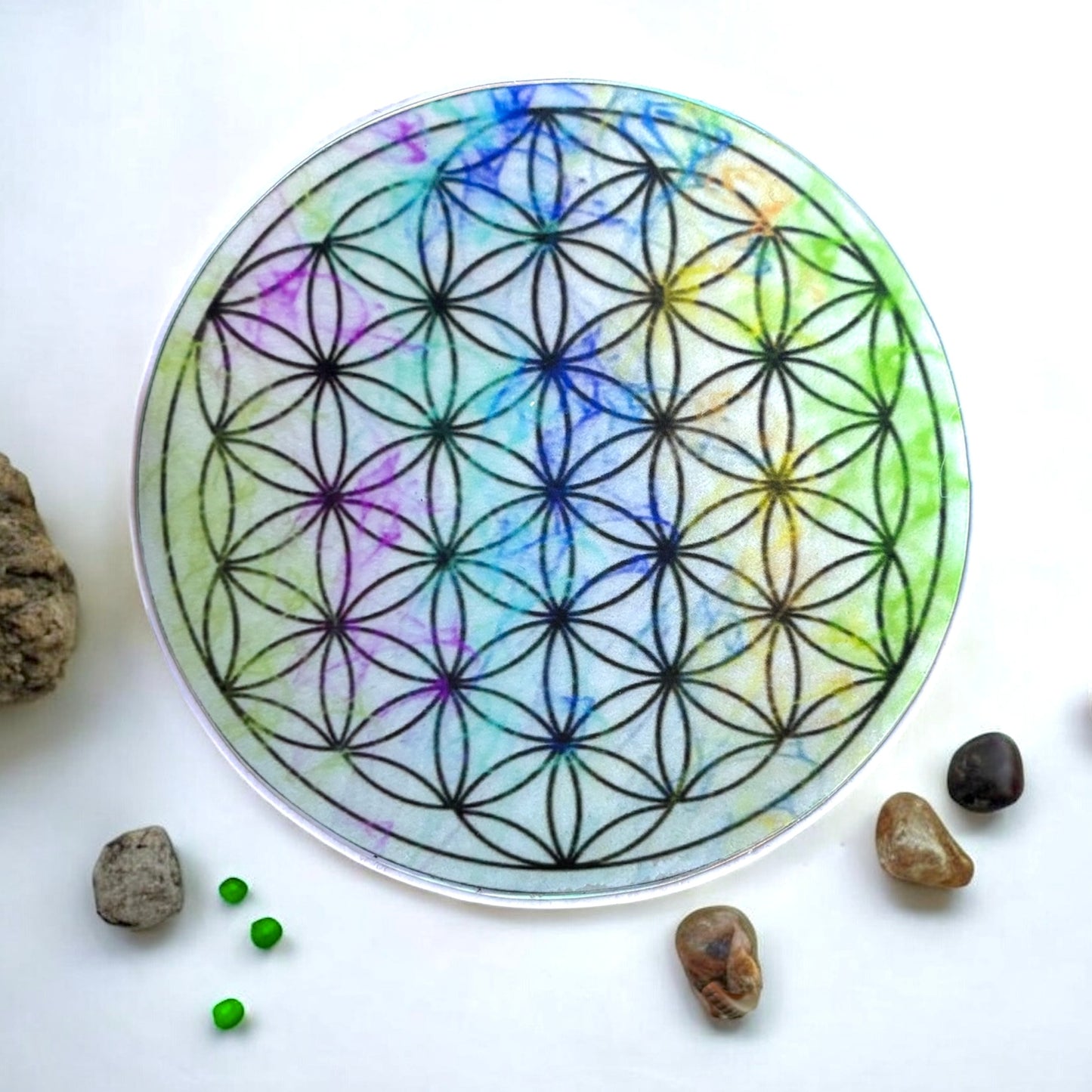 Sacred Geometry: Crystal Grid - Sticker