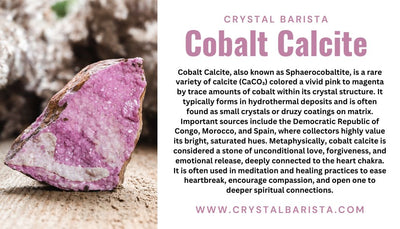 Cobalto Calcite *Pink Calcite AKA Cobaltoan Calcite* Crystals on Matrix - Mineral