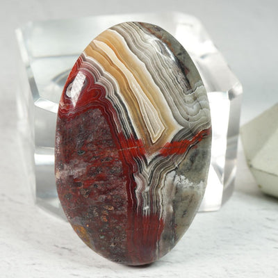 Crazy Lace Agate • Cabochon