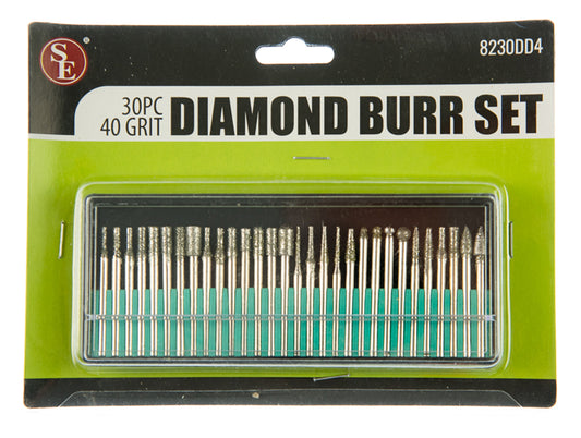 30Pc Assorted Diamond Burr Set