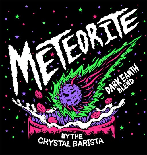 Meteorite Inspired Coffee - Whole Bean Coffee with Meteorite Surprise