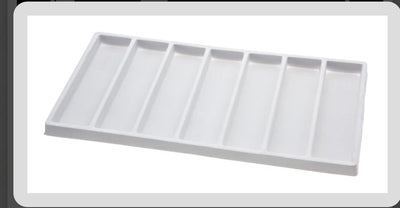 Gray Tray Divider Inserts