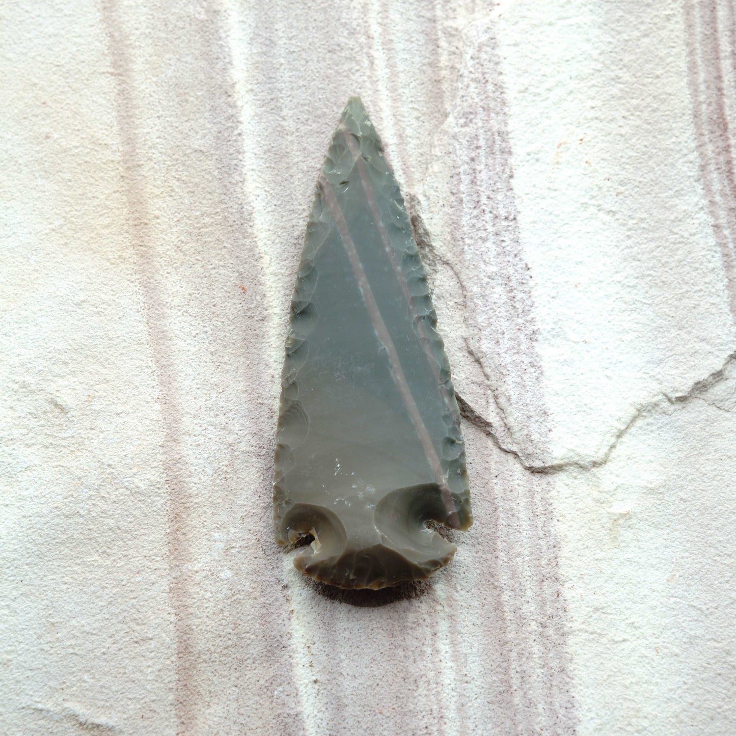 Rainbow Chert - XL Arrowhead