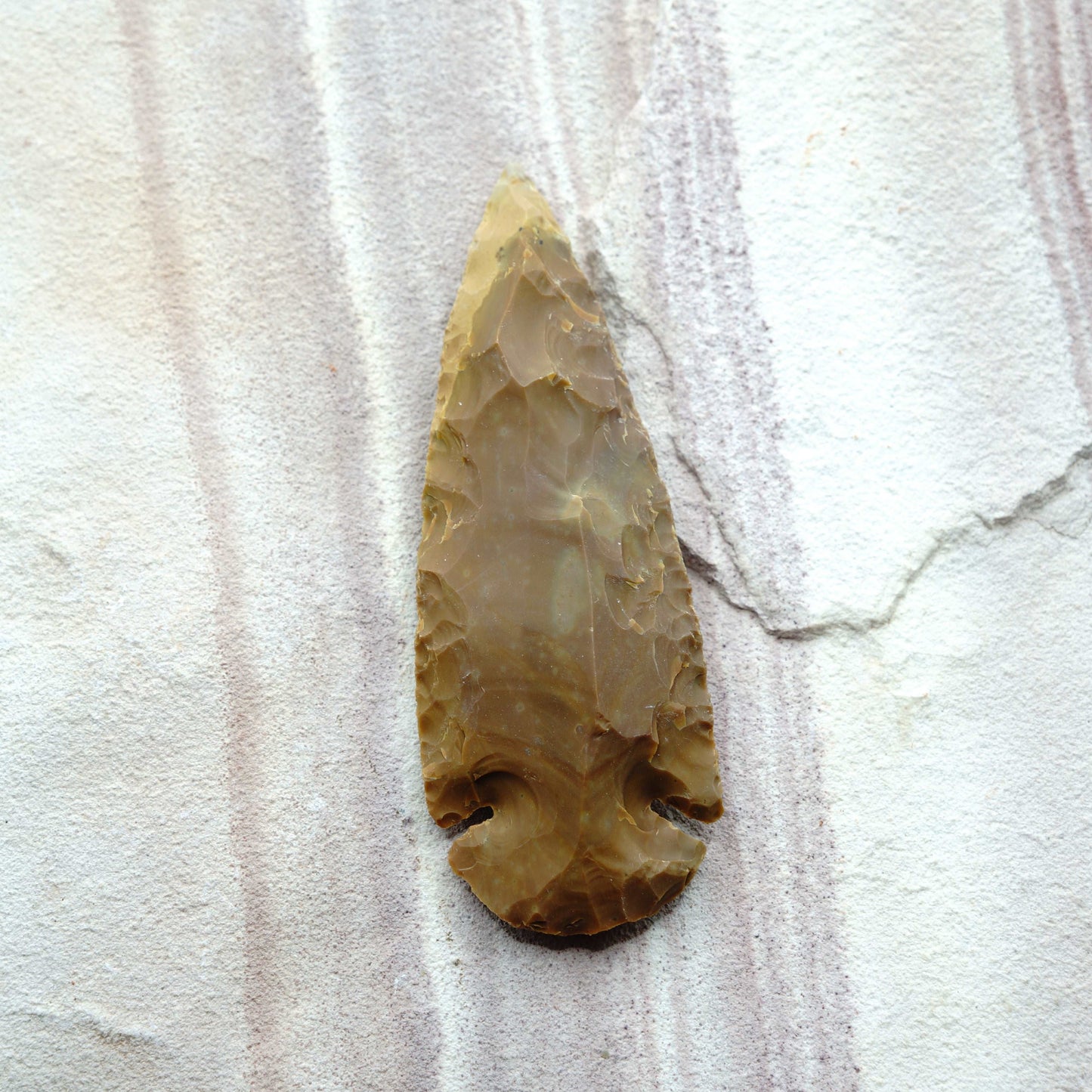 Rainbow Chert - XL Arrowhead
