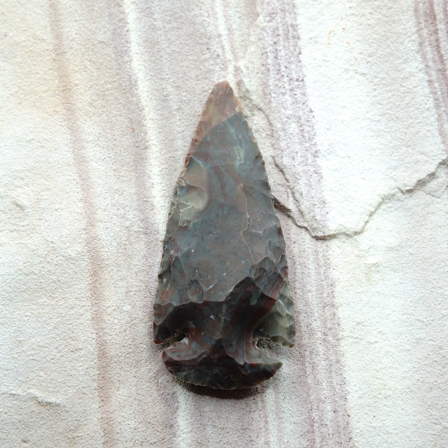 Rainbow Chert - XL Arrowhead