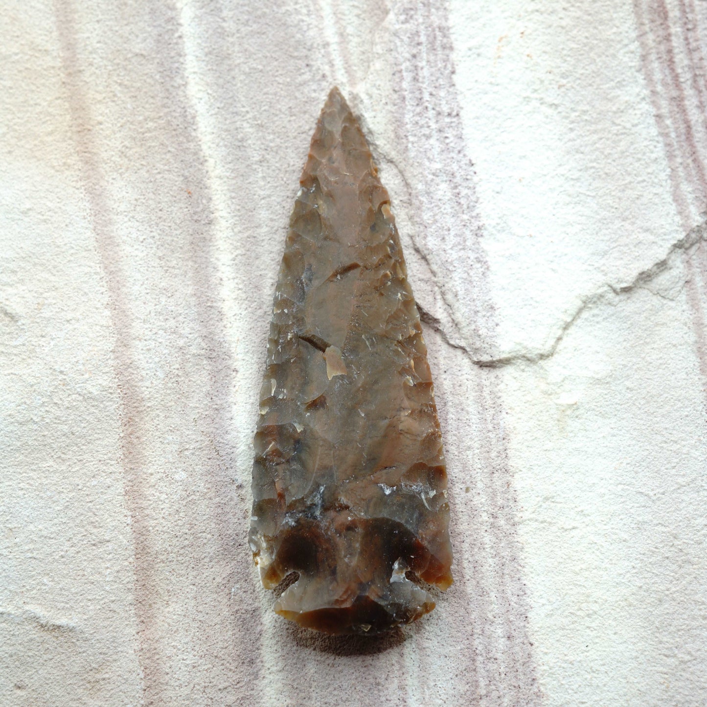 Rainbow Chert - XL Arrowhead