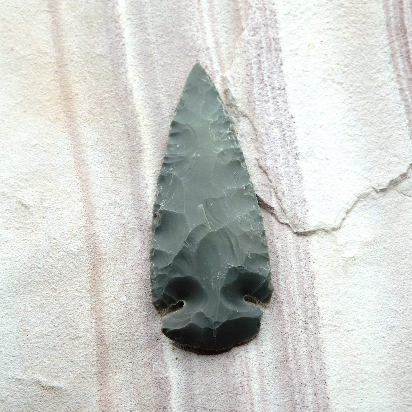 Rainbow Chert - XL Arrowhead