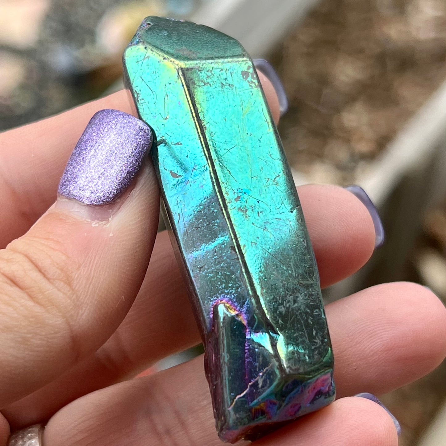 Titanium Aura Quartz - Crystal