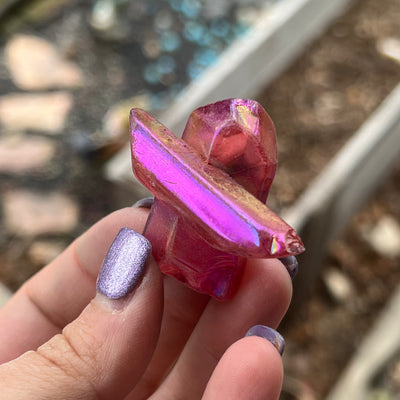 Fire Aura Quartz - Crystal