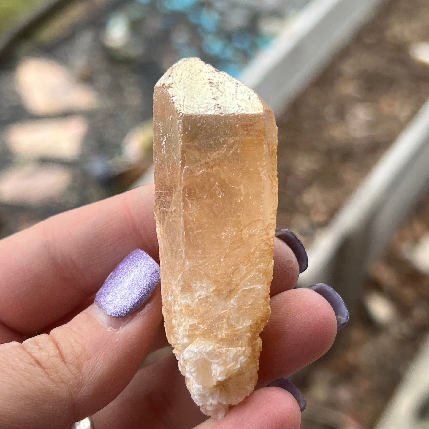 Tangerine Aura Quartz - Crystal