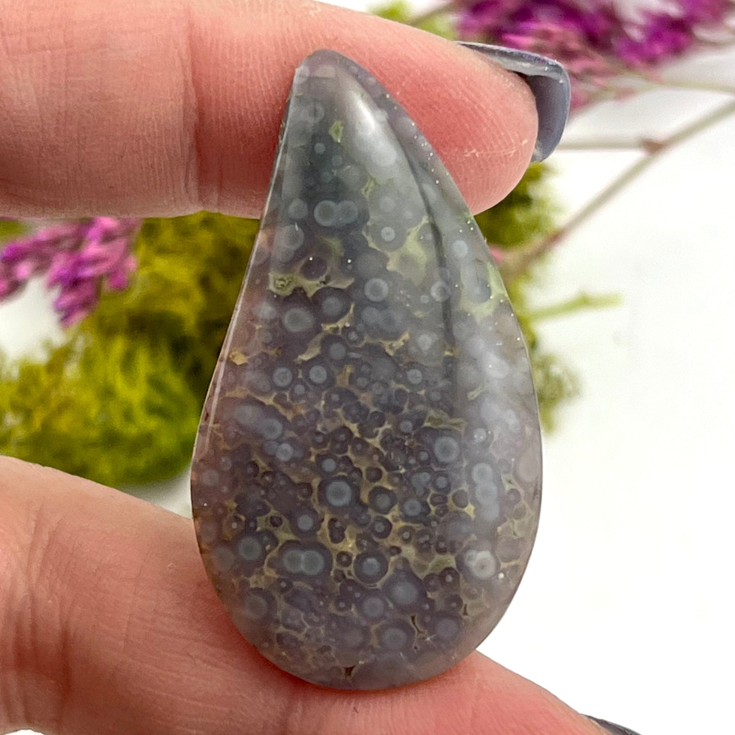 Purple Grape Agate - Designer Cabochon