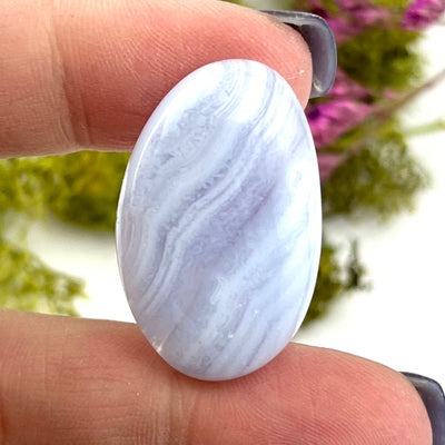 Blue Lace Agate - Cabochon