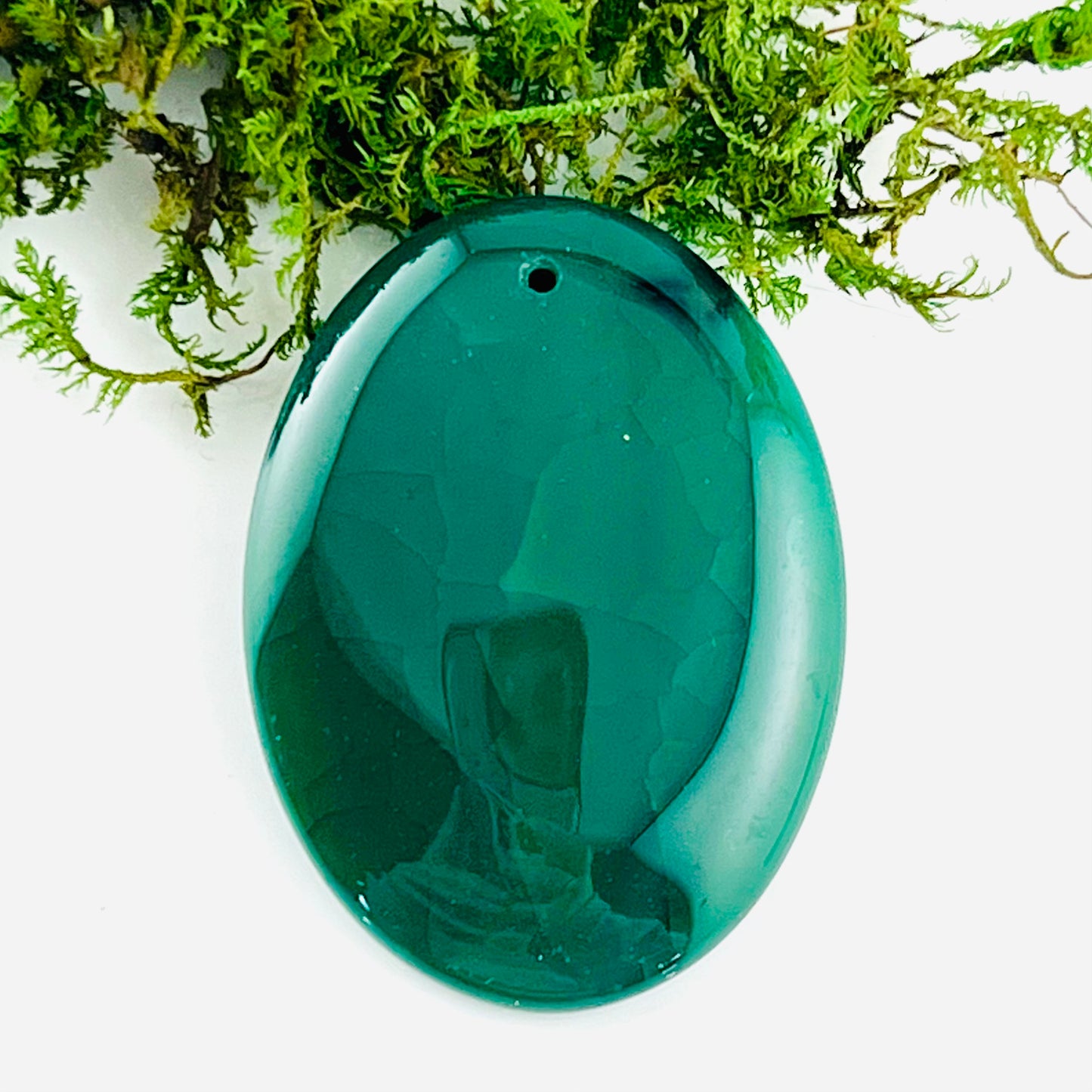 Dragon Scale Agate - Drilled Pendant