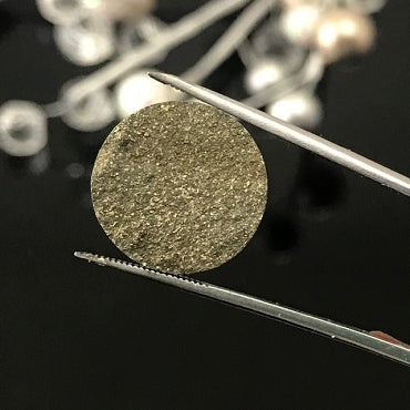 Rainbow Iridescent Spectro Pyrite Cabochon - 14mm Round *RARE*