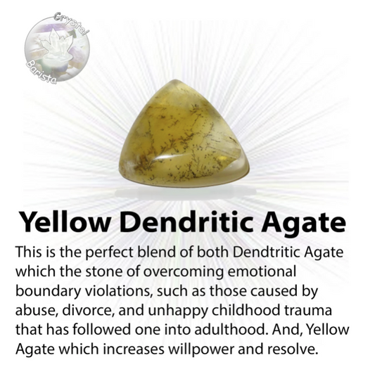 Yellow Dendric Agate