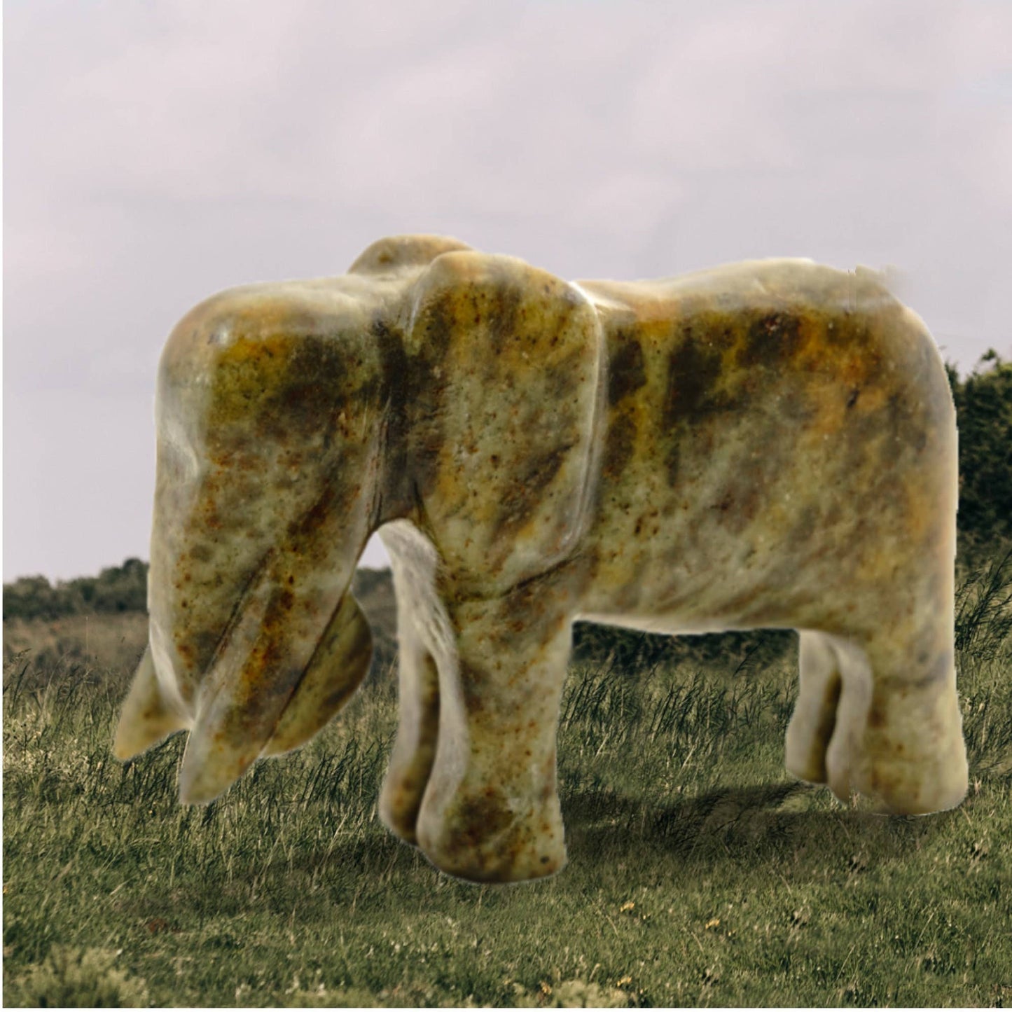 Elephant Soapstone Carving & Whittling—DIY Arts and Craft Kit. All Kid-Safe Tools, Materials Included. For kids and adults 8 to 99+ Years.