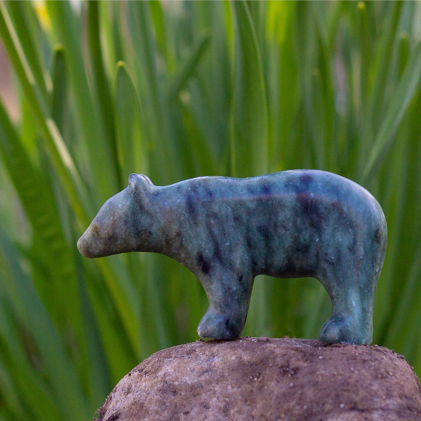 Bear Soapstone Carving and Whittling—DIY Arts and Craft Kit.