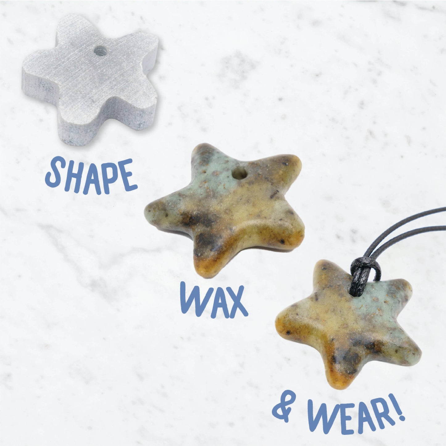 Sea Star Soapstone Pendant Jewelry Kit Carving & Whittl