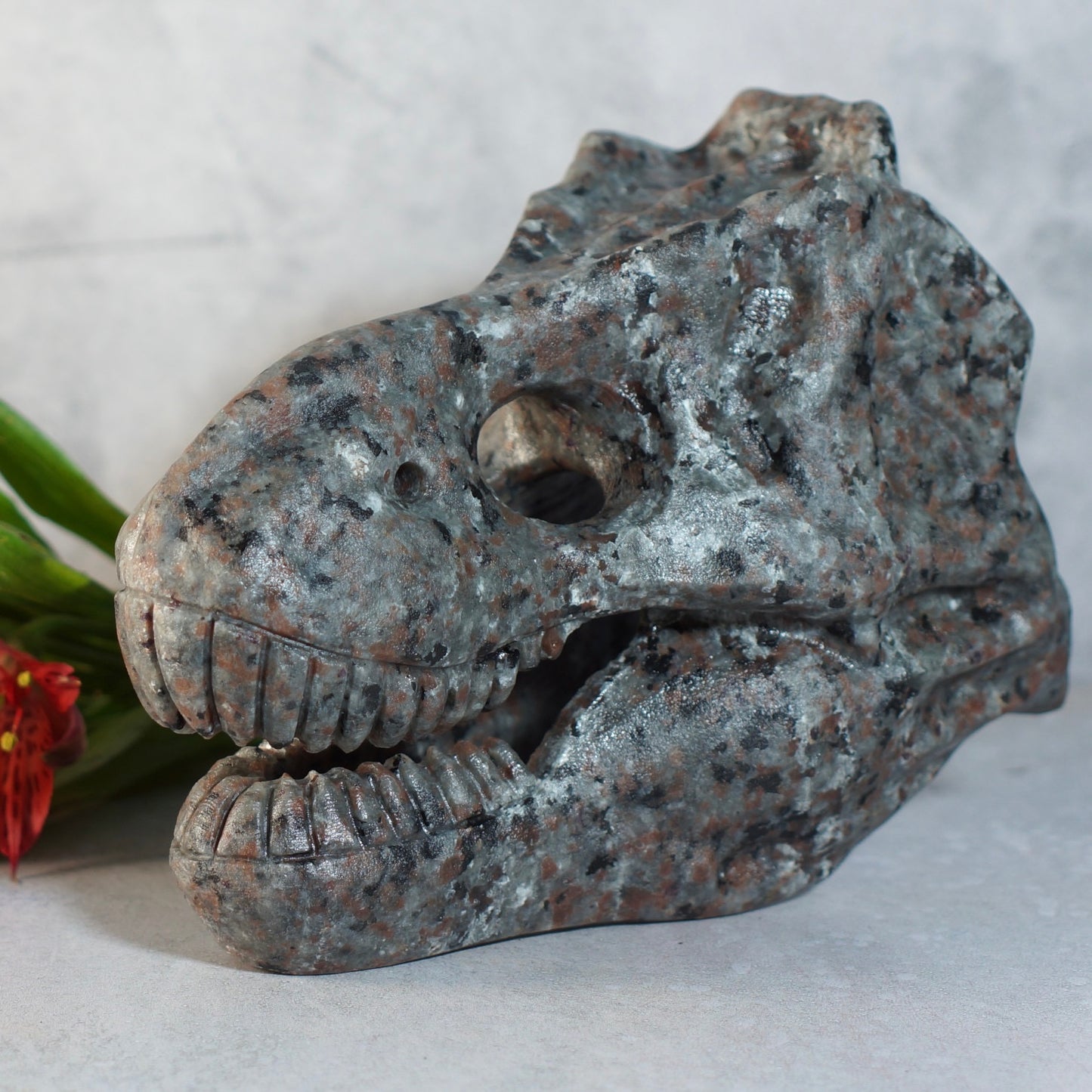 T.Rex Skull - Yooperlite Carving ** Large Display**