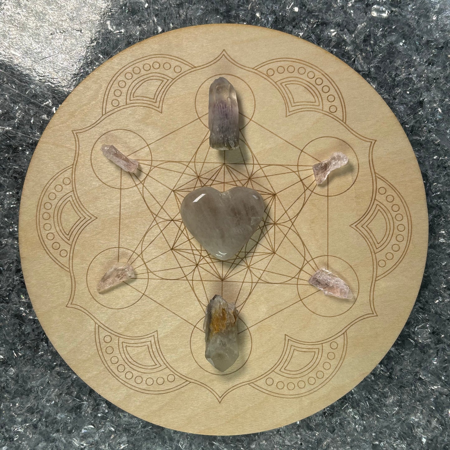 New Family - 6” Crystal Grid