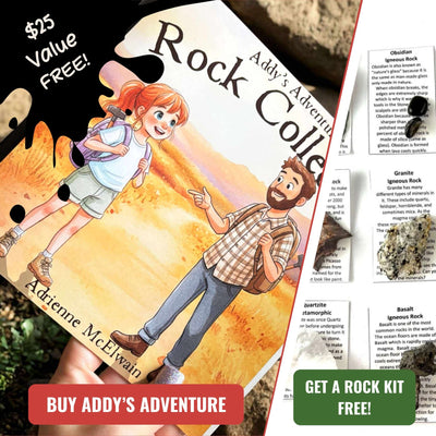 Addy's Adventures Rock Collecting- Book #1