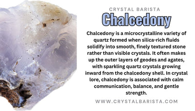 Lace Chalcedony Geode - Tower