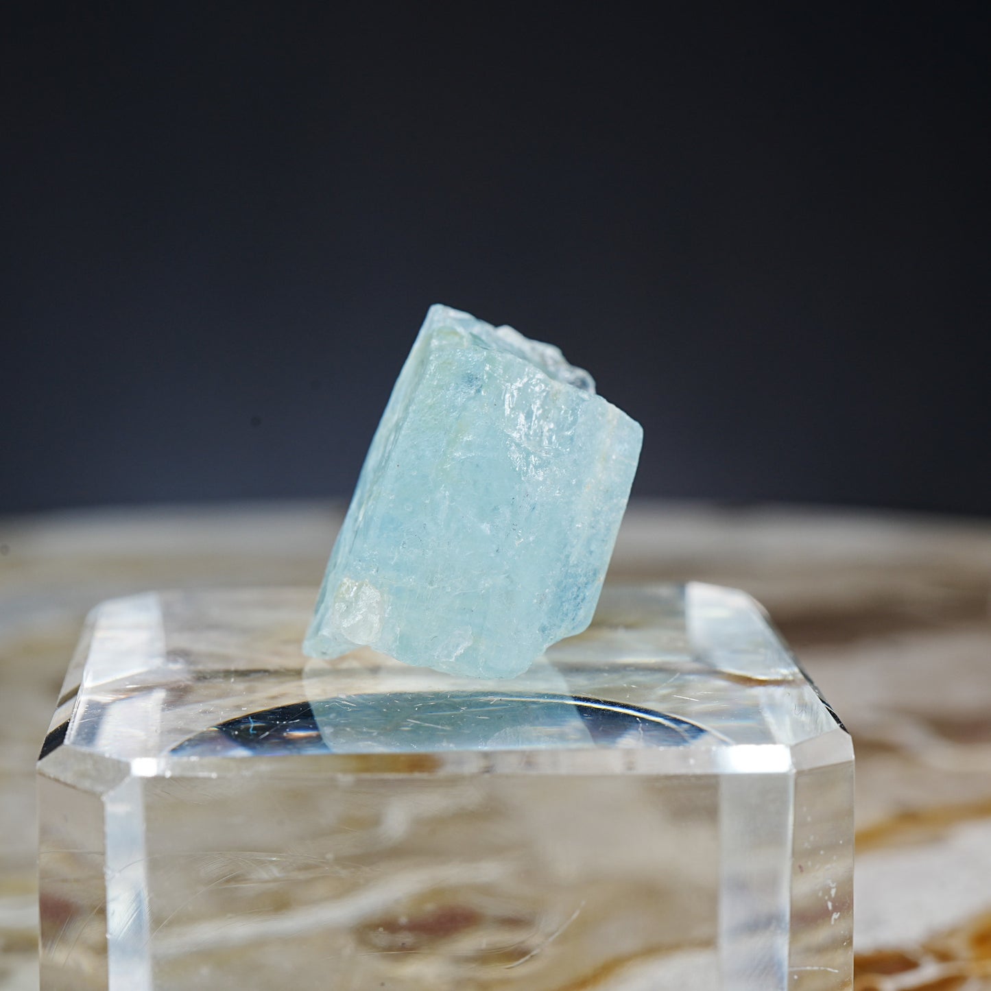 Aquamarine Crystal from: Brazil - Mineral