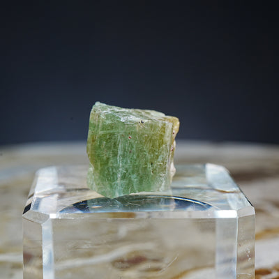 Green Aquamarine Crystal from: Brazil - Mineral