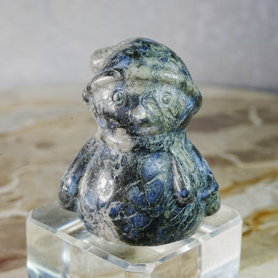 Pudding Stone Snowman - Carving