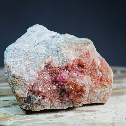 Cobalto Calcite *Pink Calcite AKA Cobaltoan Calcite* Crystals on Matrix - Mineral