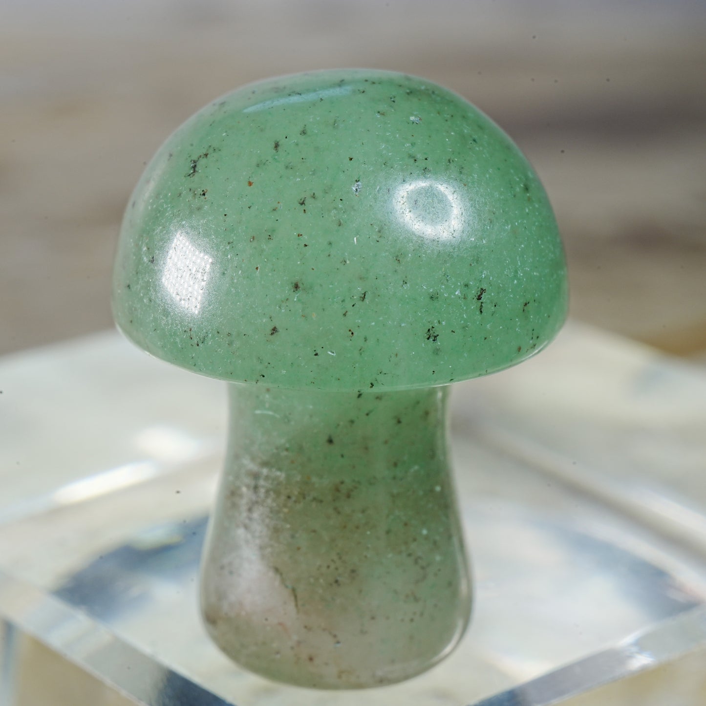 Aventurine Mushroom - Carving