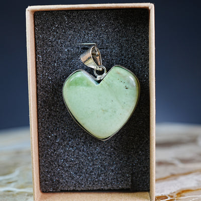 Guatemalan Jade - Heart Pendant