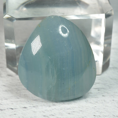 Caribbean Blue Calcite - Cabochon
