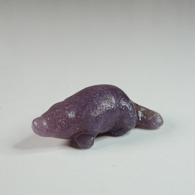 Lepidolite Platypus - Carving